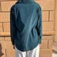 Long Sleeve Cord Top by SAGA in Teal