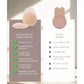 No-Show Extra Lift Reusable Adhesive Lifting Nipple Covers (3.75) by Nood in Soft Tan