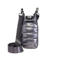 Glossy Hydrobag by WanderFull in Pewter with Solid Strap
