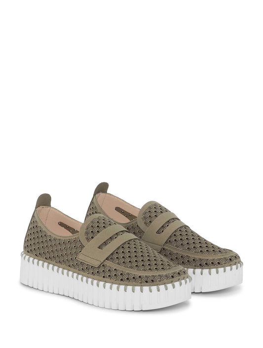 The Tulip Platform Shoe by Ilse Jacobsen in Army