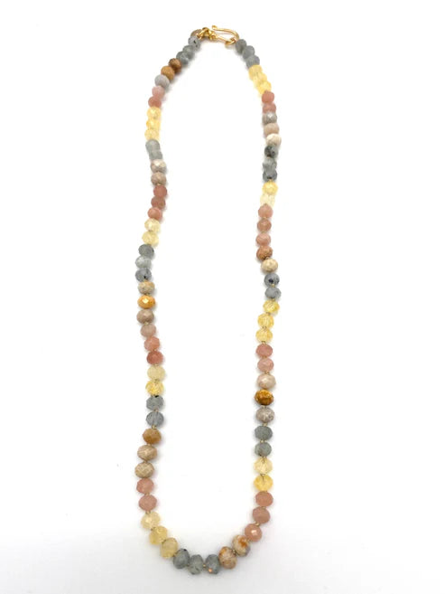 Olivia Graded Necklace by IN2DESIGN in Citrine