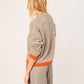Bicolor Sweater by Indi & Cold in Beige