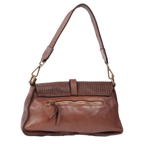 Sophie Shoulder Bag by Verdipelle in Brown