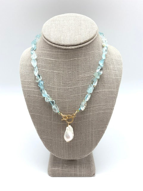 Cilla Necklace by IN2DESIGN in Aqua