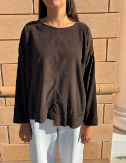 Cord Top by SAGA in Coco