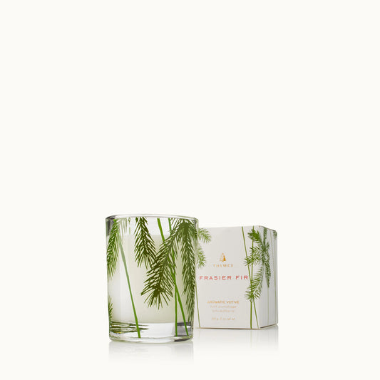 Pine Needle Frasier Fir Votive Candle by Thymes