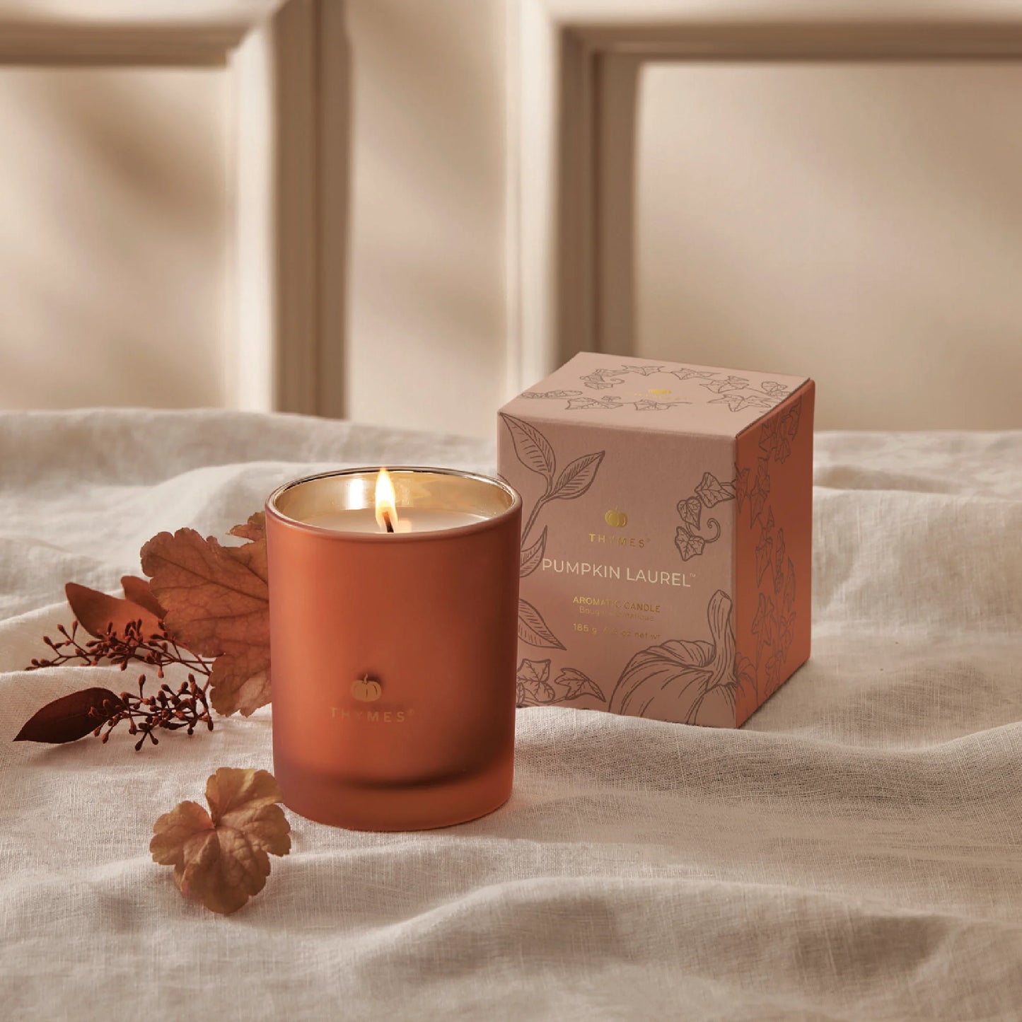 Pumpkin Laurel 6.5oz Boxed Candle by Thymes