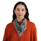 Scarf by Vismaya Scarves in Teal Blue