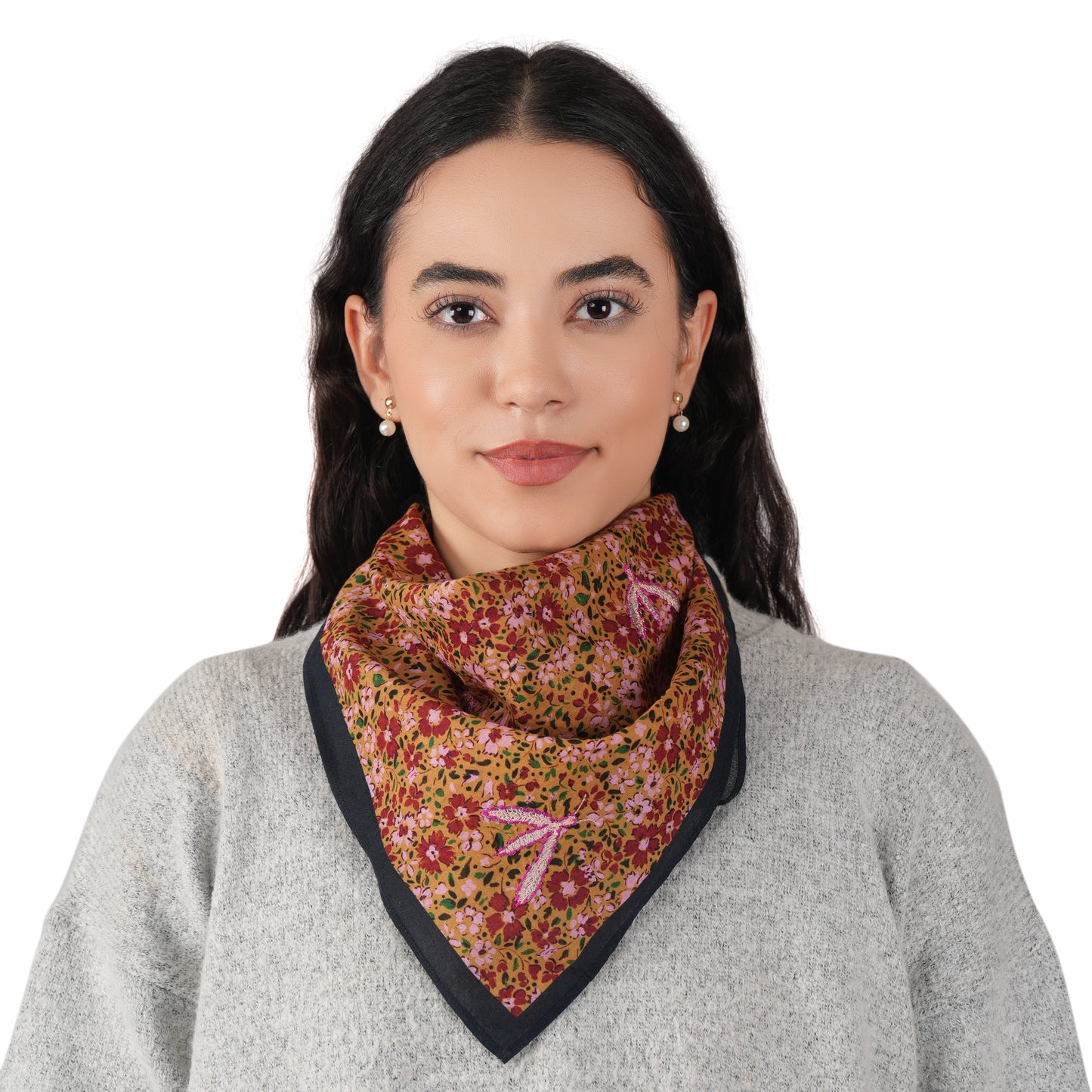 Scarf by Vismaya Scarves in Honey Mustard