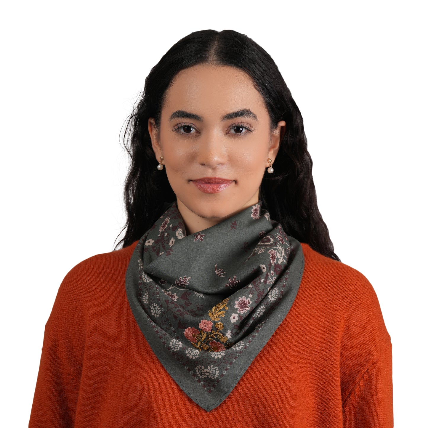 Scarf by Vismaya Scarves in Dusty Olive