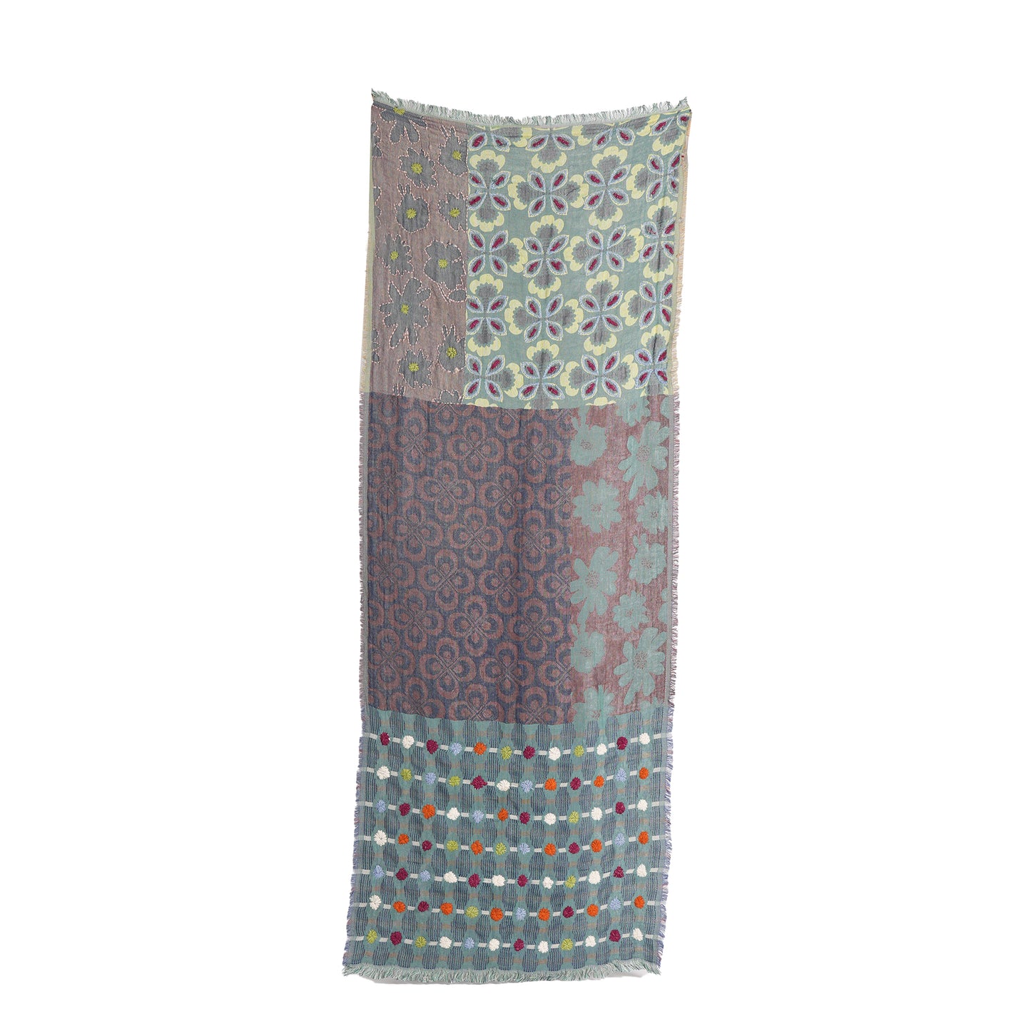 Scarf by Vismaya Scarves in Teal Blue
