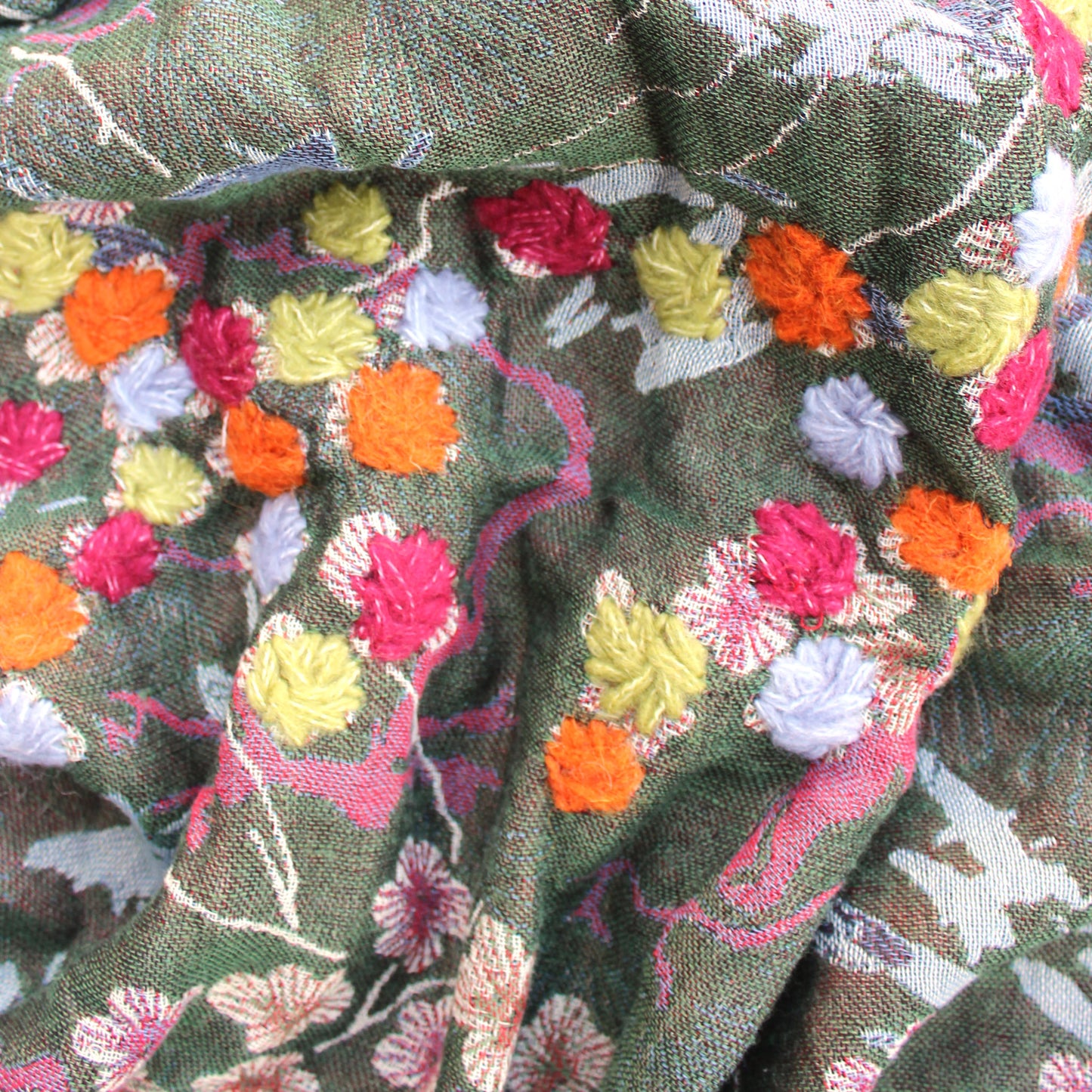 Scarf by Vismaya Scarves in Shrub Green