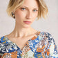 Nelly 3/4 Sleeve by White Stuff in Orange Multi