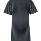 Daphne Short Sleeve Fold Dress by Kut from the Kloth in Navy/Ivory