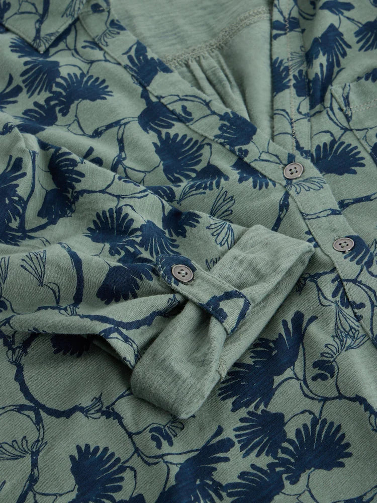 Annie Longline Shirt by White Stuff in Green