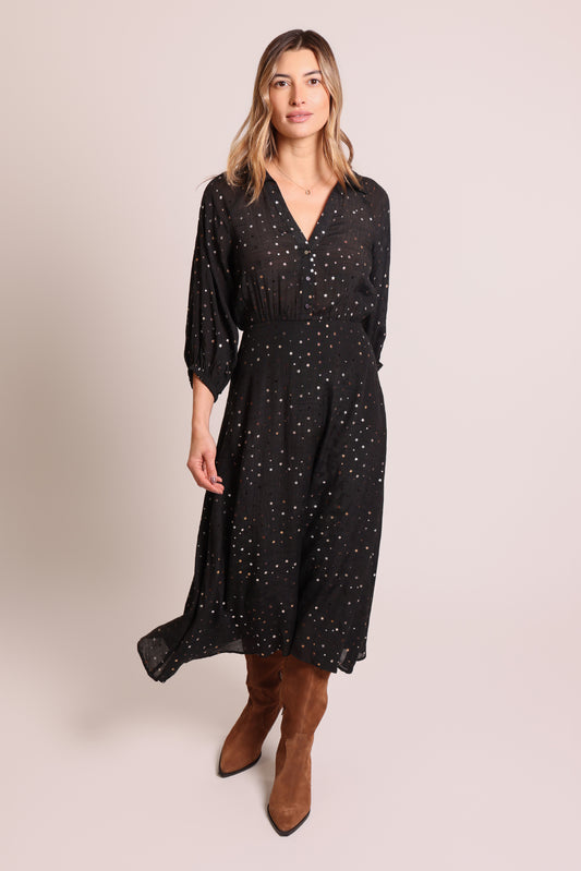 Fusion Dress by Traffic People in Black