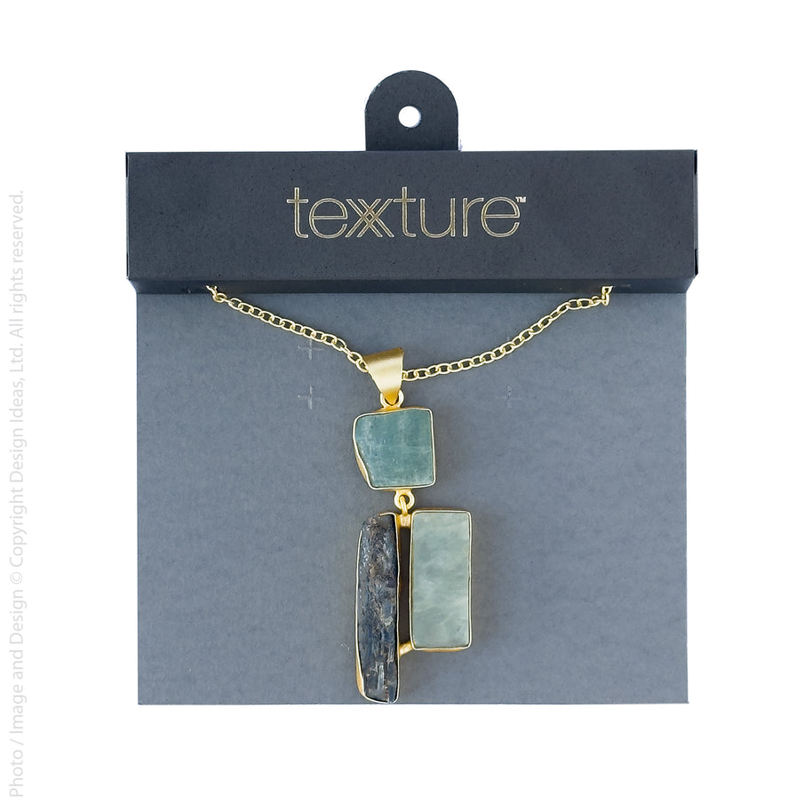 Garam Necklace by Texture in Gold