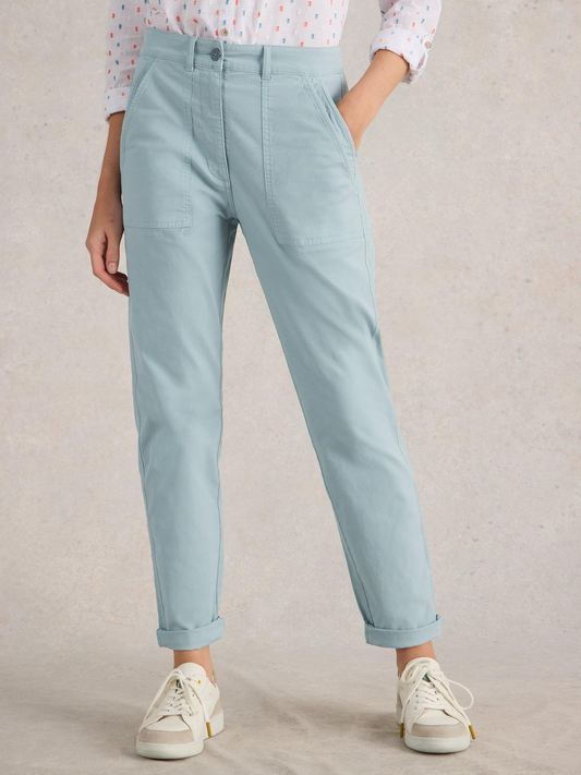 Twister Chino Trouser by White Stuff in Light Blue