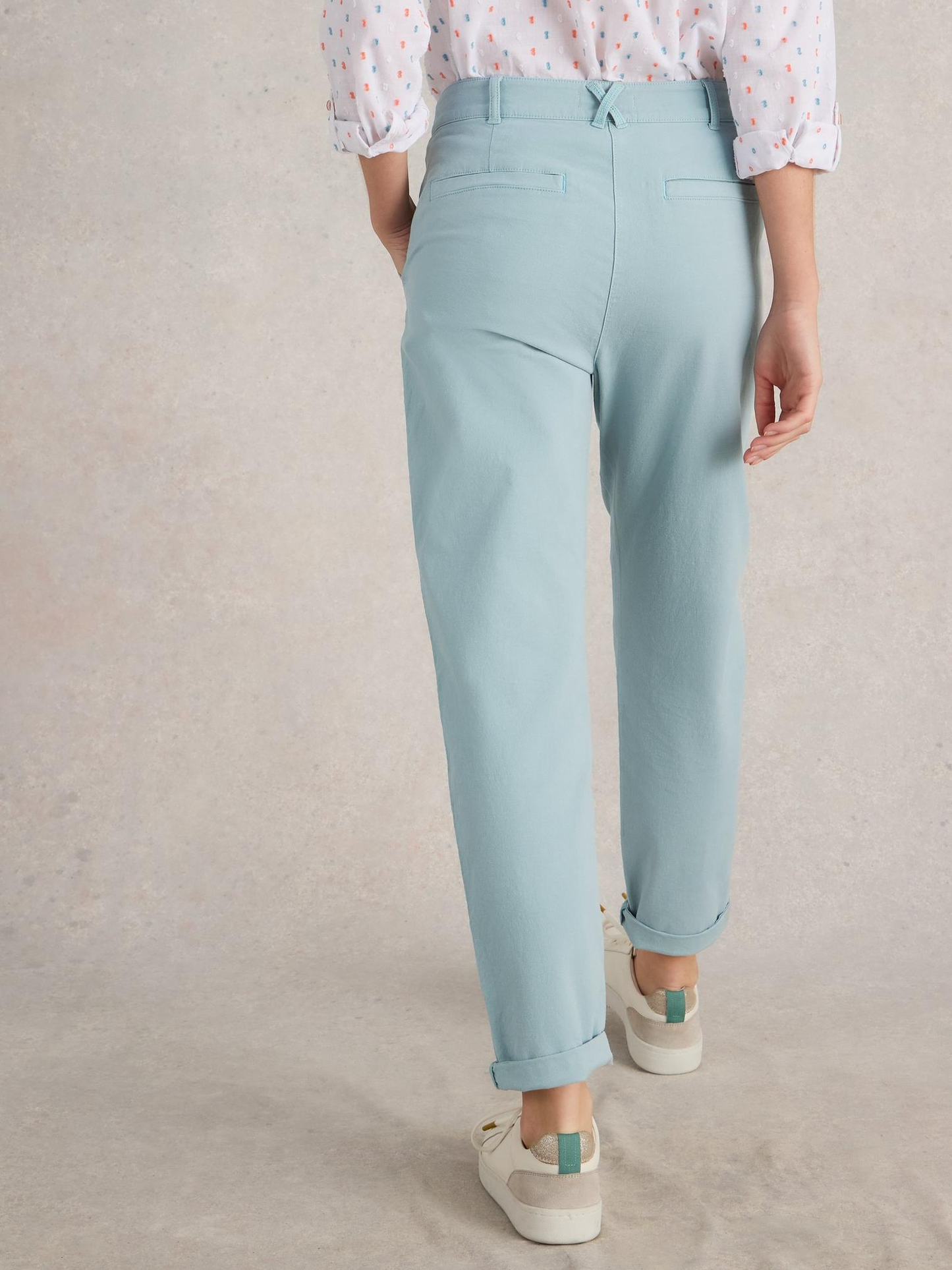 Twister Chino Trouser by White Stuff in Light Blue