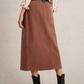 Maren Midi Skirt by White Stuff in Dark Tan