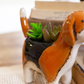 Set of 5 Ceramic Dog Planters by Kalalou