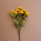 Bundle of 7 Artificial Mustard Ball Dahlias by Kalalou