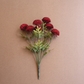 Bundle of 7 Artificial Red Ball Dahlias by Kalalou