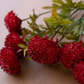 Bundle of 7 Artificial Red Ball Dahlias by Kalalou