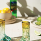 Recycled Glass Boot Shot Glass by Kalalou in Amber