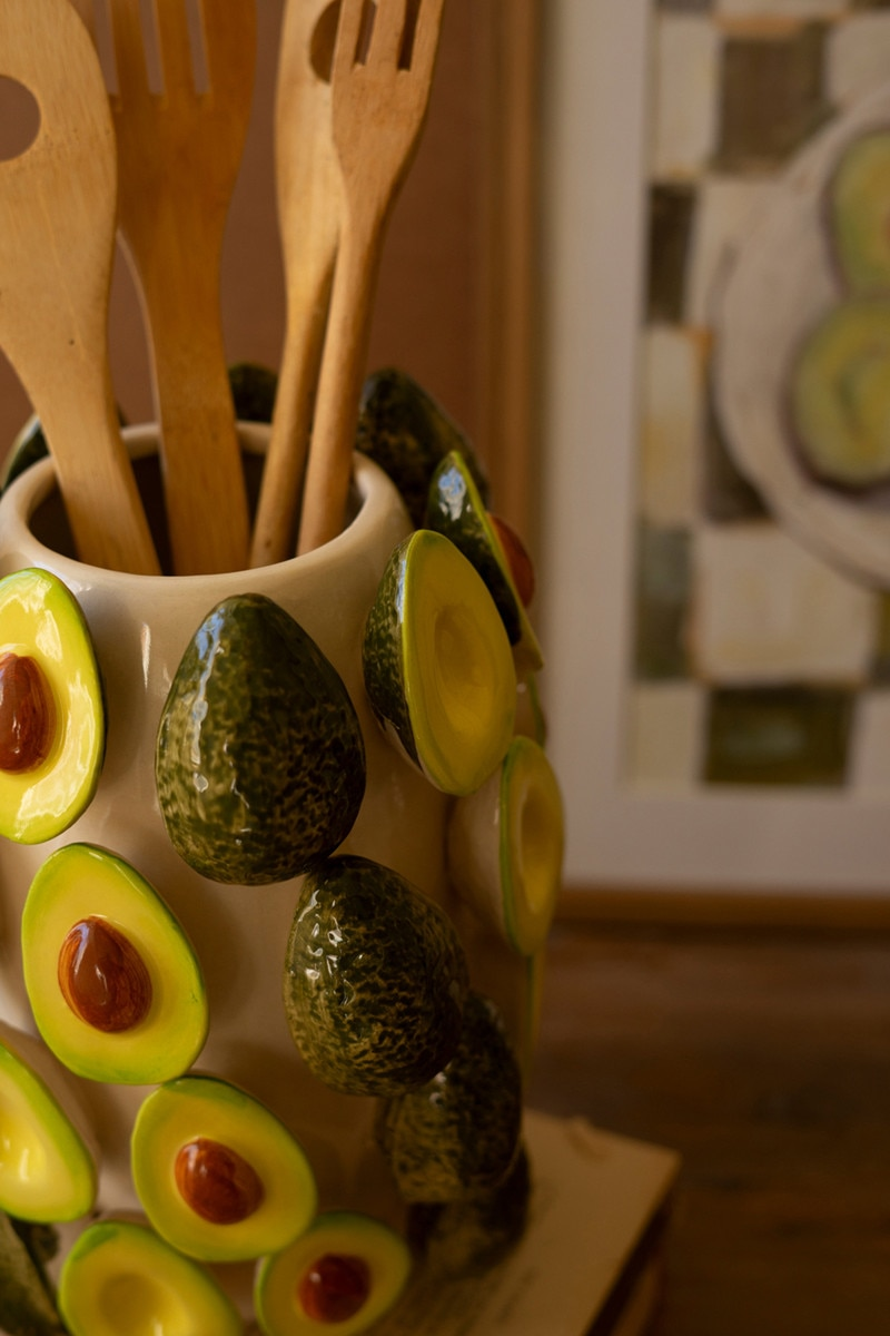 Ceramic Produce Vase (Avocados) by Kalalou