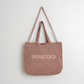 Organic Cotton Shopper Bag by Indi & Cold in Malva